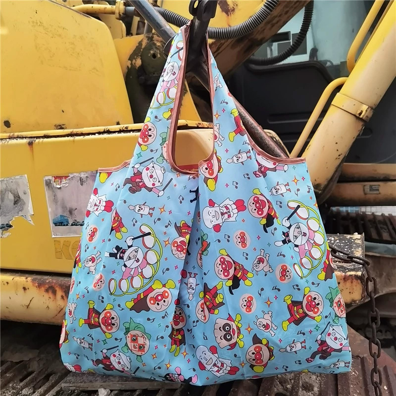 Japanese Lifestyle Goods - Anpanman-Falt-Einkaufstasche im japanischen Stil, niedliche Umhängetasche