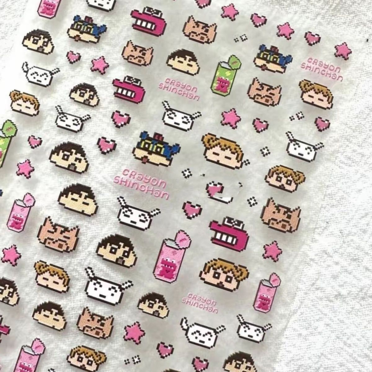 Japanese Lifestyle Goods - Crayon Shin-chan Relief 3D Nagelaufkleber -